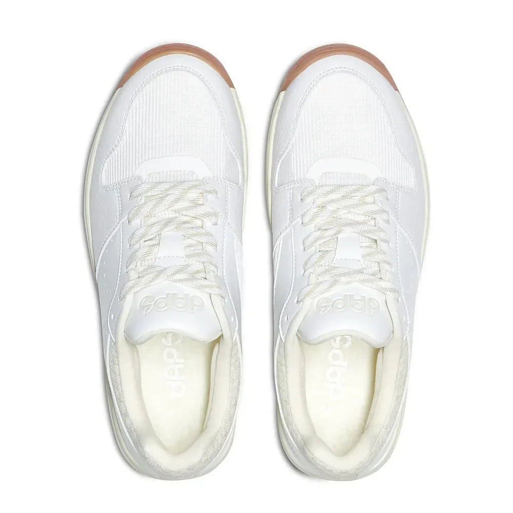 DAPS DESI Low White Cream Womens Pickleball Shoes