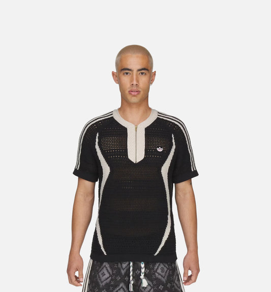 CLOT Knit By Edison Chen Mens Jersey Black Wonder White