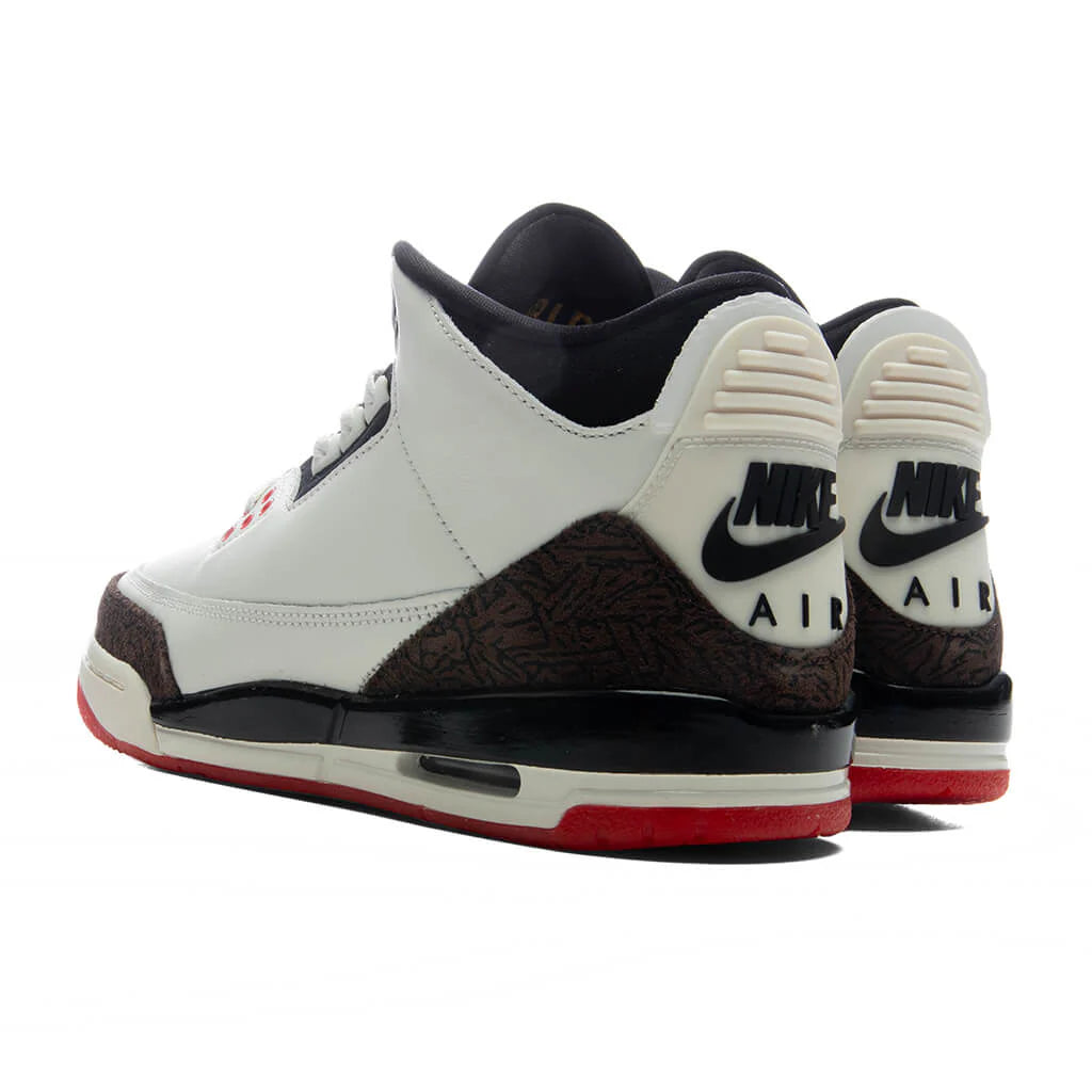 Air Jordan 3 Retro OG Worlds Best Dad GS Sail Black University Red Pale Ivory