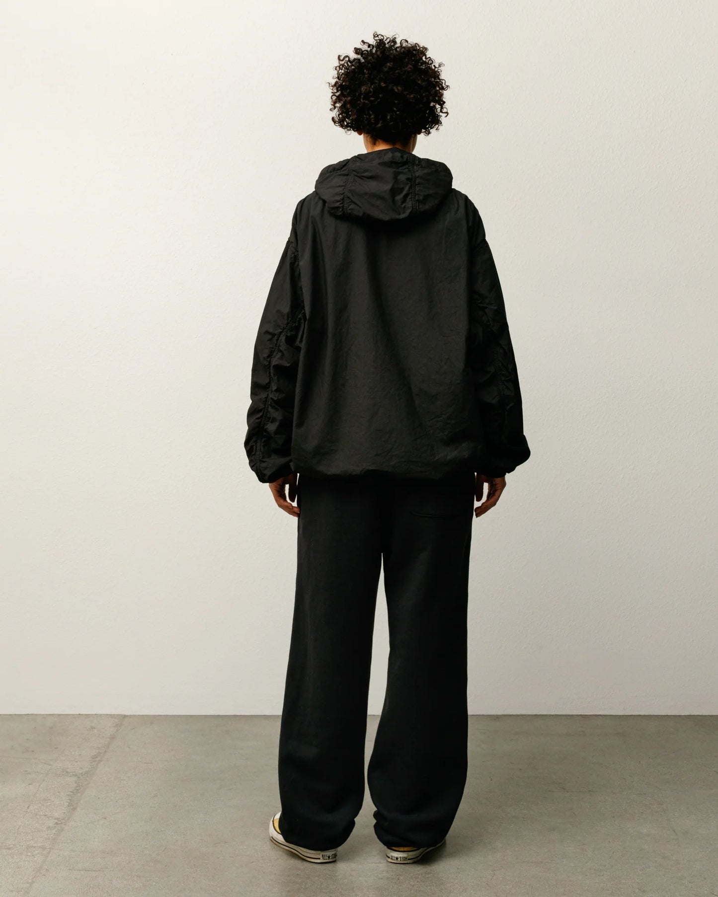 DOUBLE COTTON HOODED JACKET