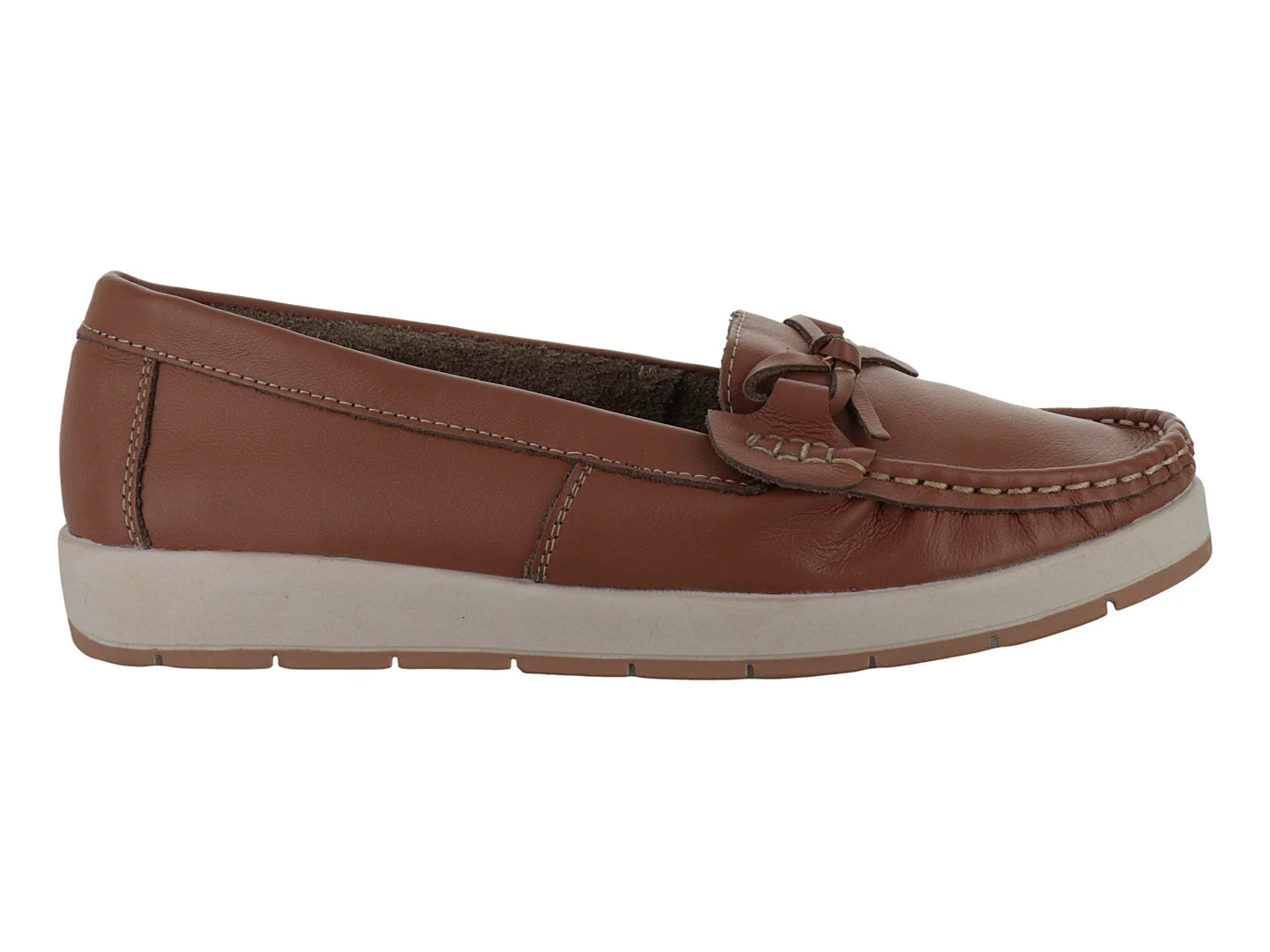 Mocasines Casuales MeliAna Color Miel para Mujer