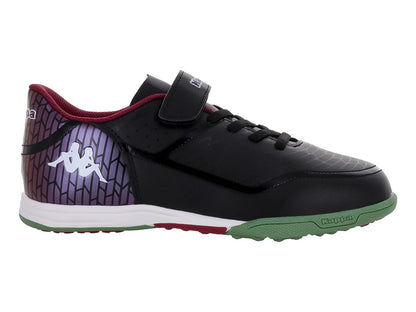 Tenis de Fútbol Kappa Kombat Player Negro y Verde para Niño
