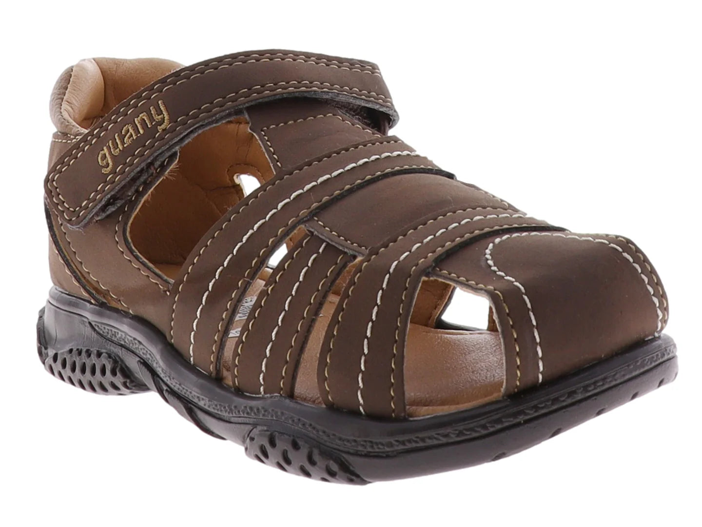 Sandalias Guany Color Chocolate para Niño