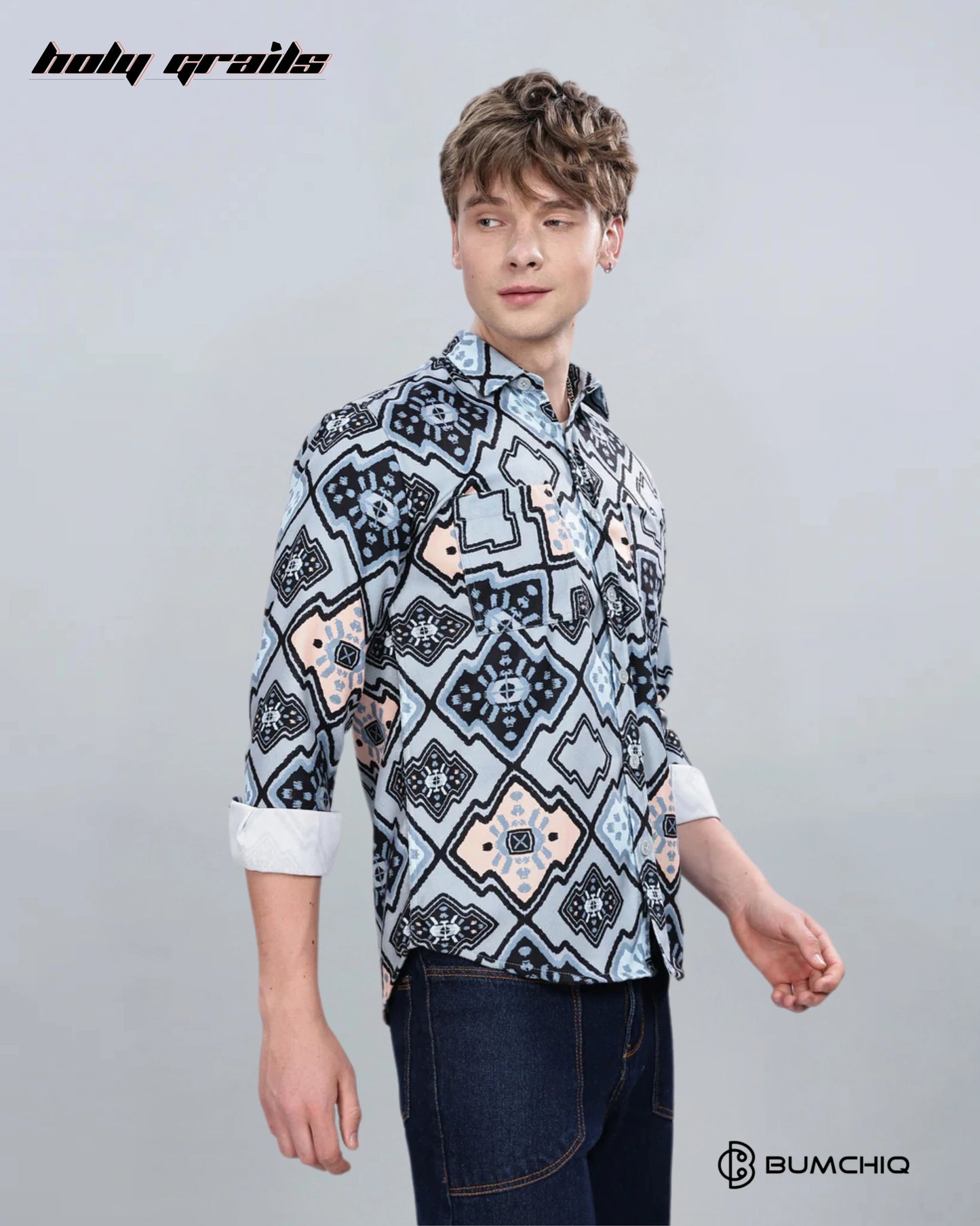 Enigmatic Blue Overshirt HG x Bumchiq