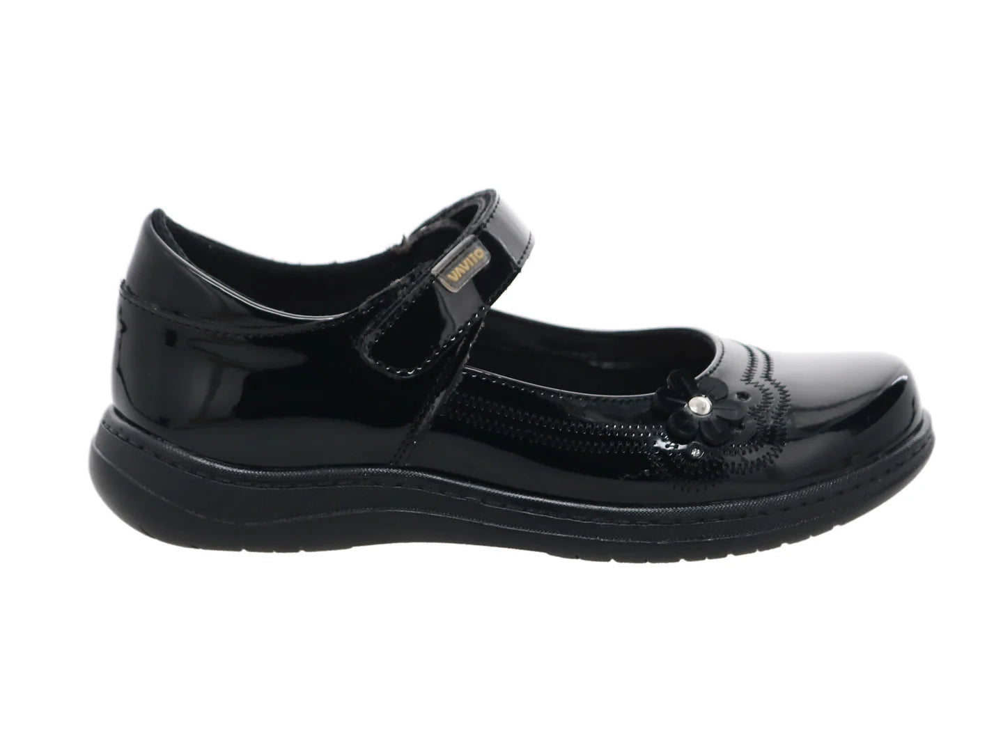 Zapatos VAVITO de Charol Negro para Niña