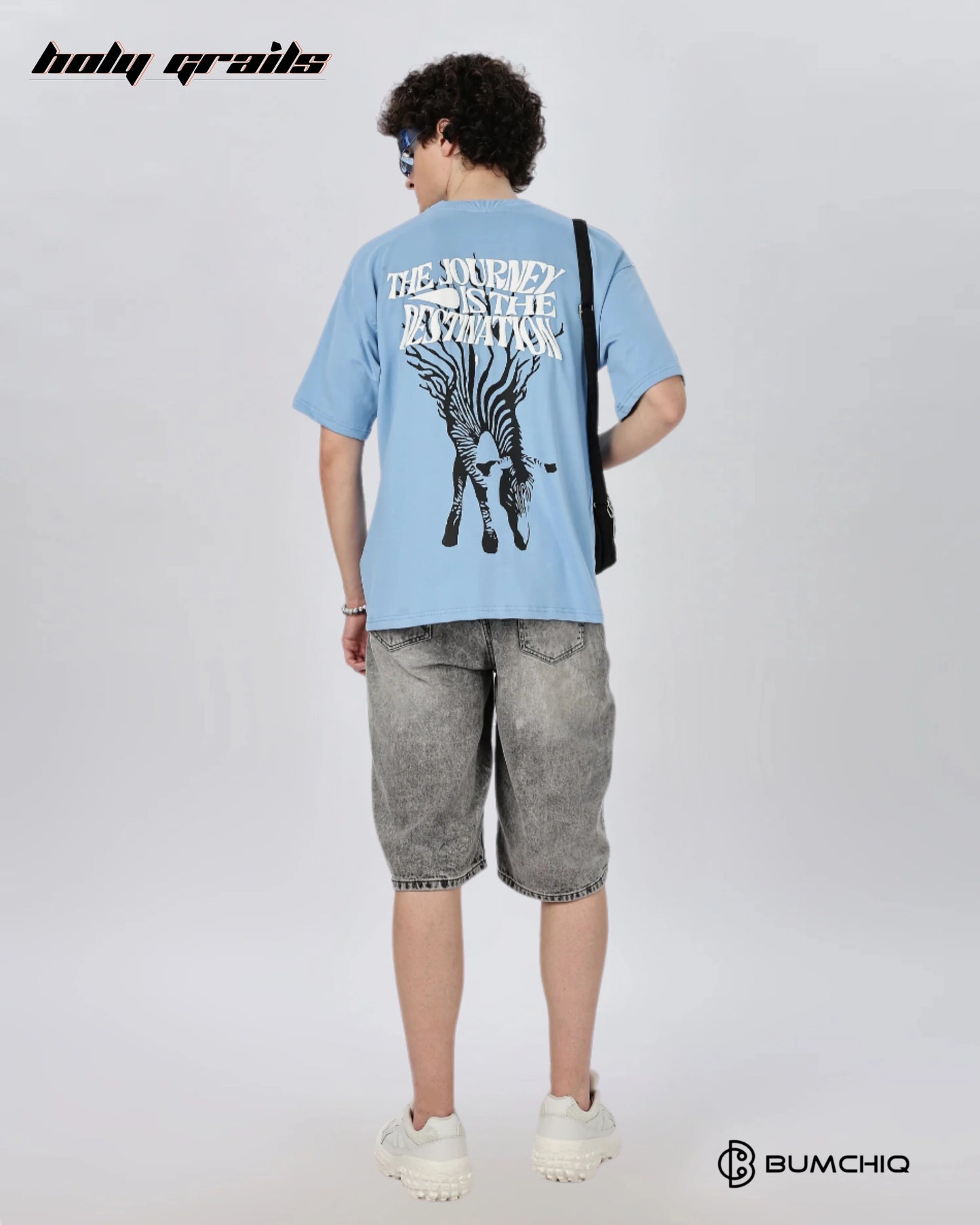 The Journey Blue Oversize Tee HG x Bumchiq