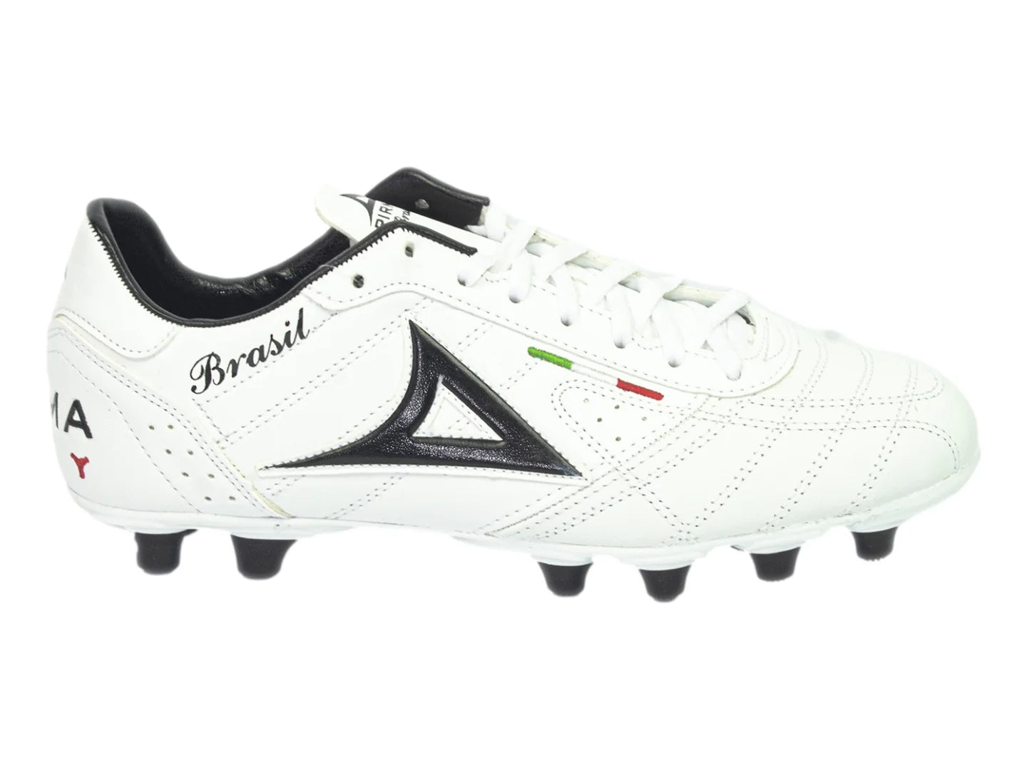 Tenis de Fútbol Pirma Brasil Blanco y Negro para Hombre