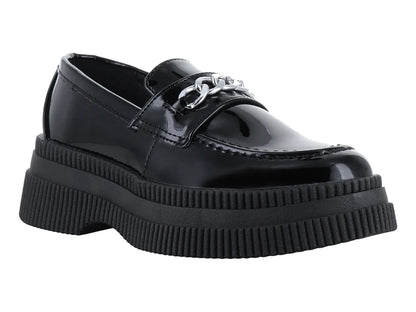 Mocasines MeliAna Charol Negro para Mujer