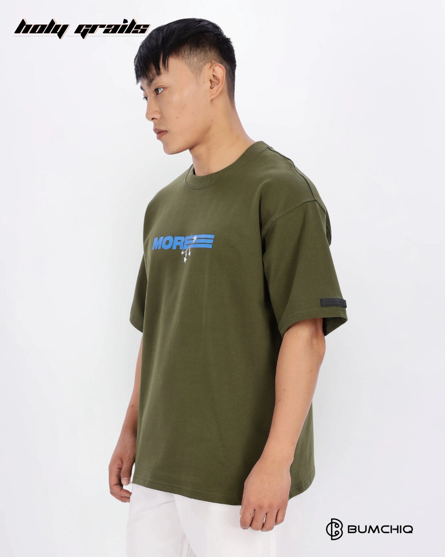 No One Green Oversize Tee HG x Bumchiq