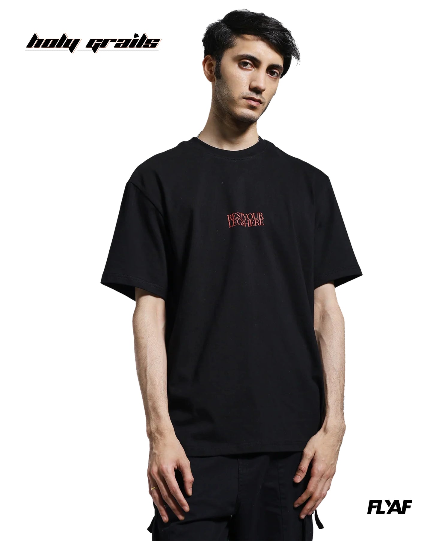 Rest Your Legs Oversize Tee HG x FLYAF