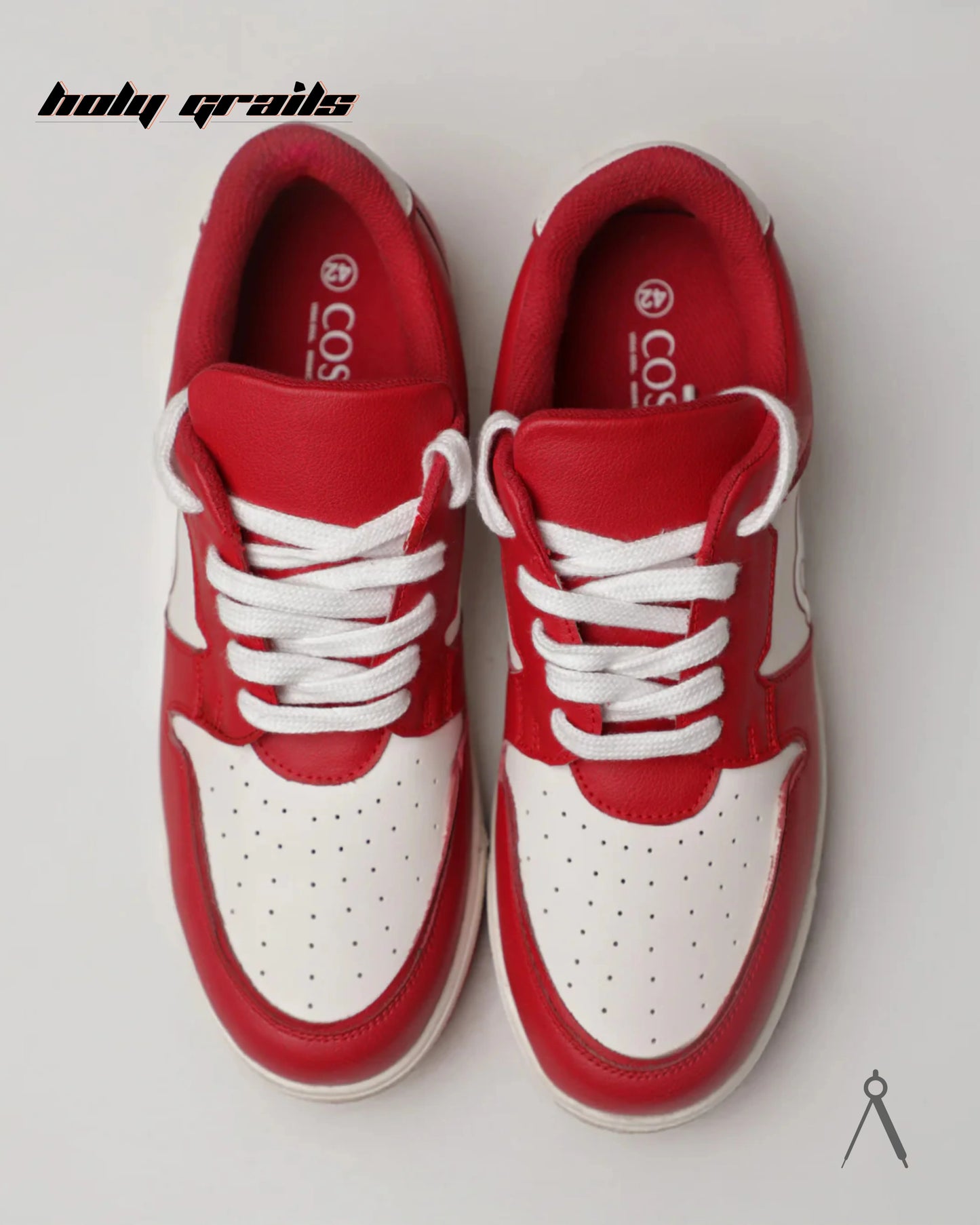 Theta Classic Red White Sneaker HG x Cos Tan
