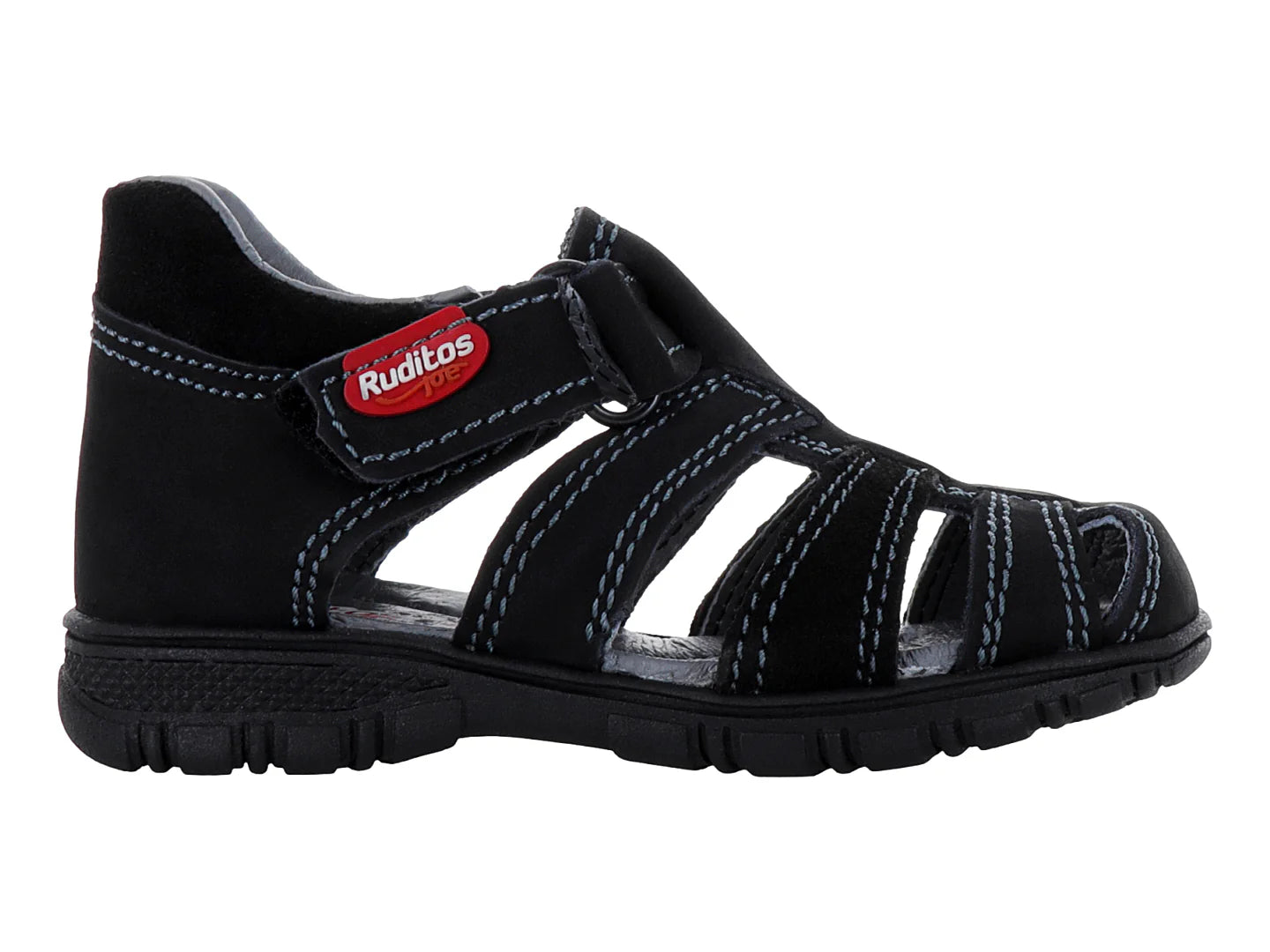 Sandalias RUDITOS Color Negro para Niño