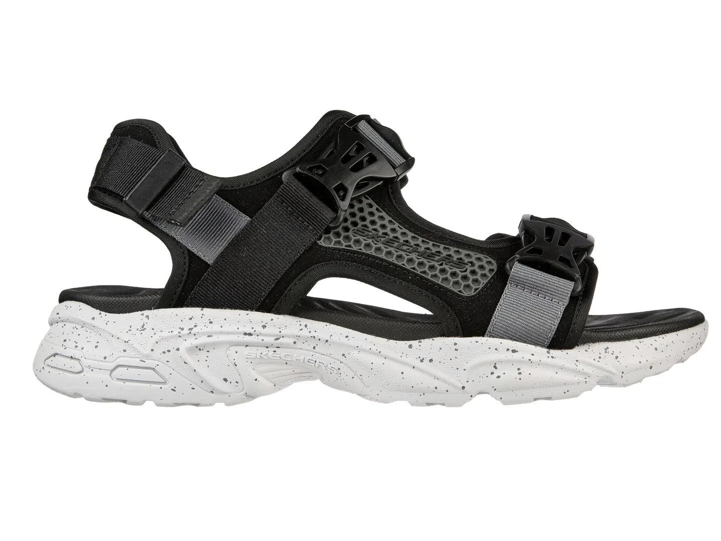 Sandalias Skechers Stamina Negro y Gris para Hombre