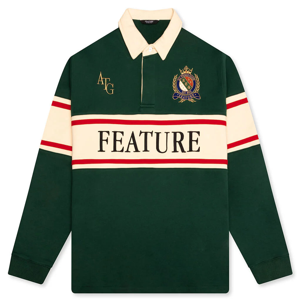 Lomu Rugby Polo Dark Green