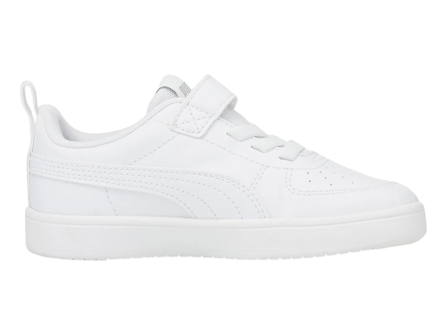 Tenis PUMA Rickie AC Blanco y Gris para Niño
