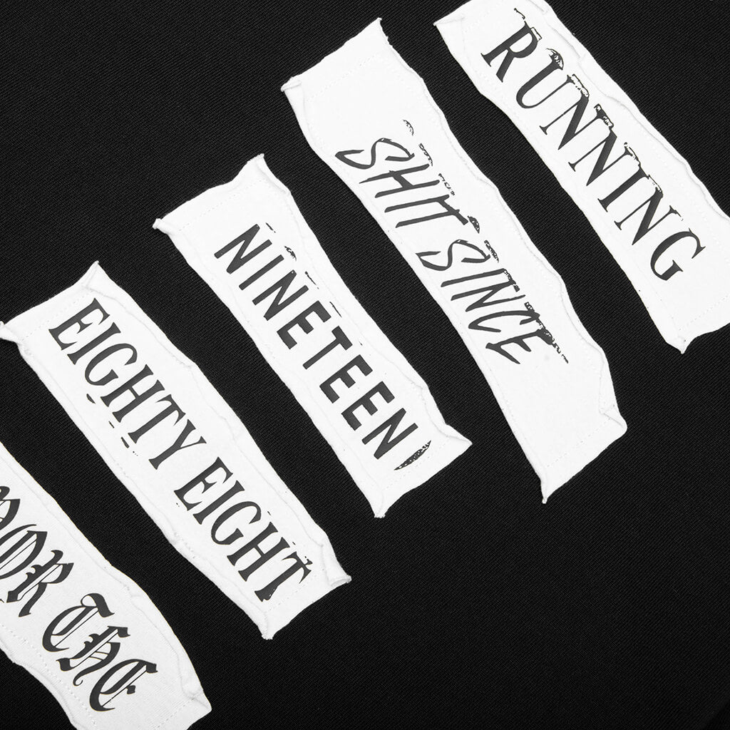 Running Shit Since 1988 Zip Hoodie Black