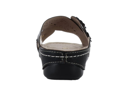 Sandalias Plataforma Confort MeliAna Color Negro para Mujer