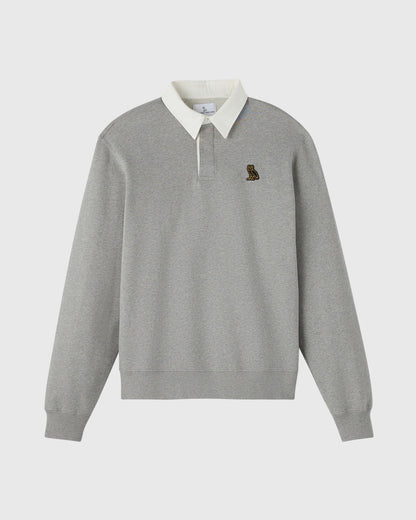 Classic Rugby Polo Heather Grey
