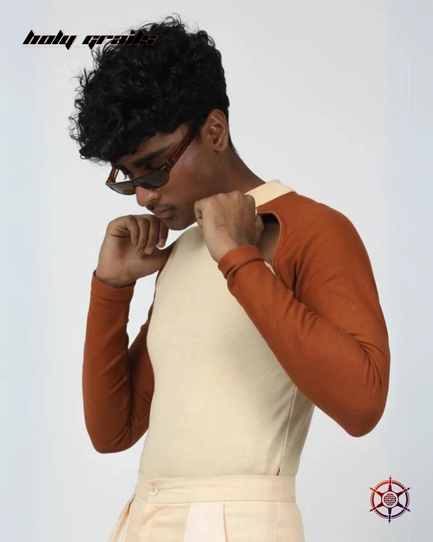 Caramel Mocha Keyhole Top HG x Duskin