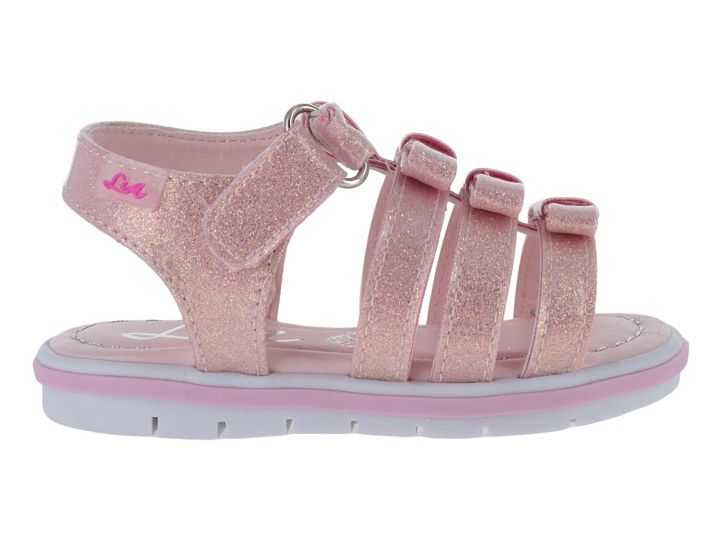 Sandalias LIA Rosa Brillantes para Niña