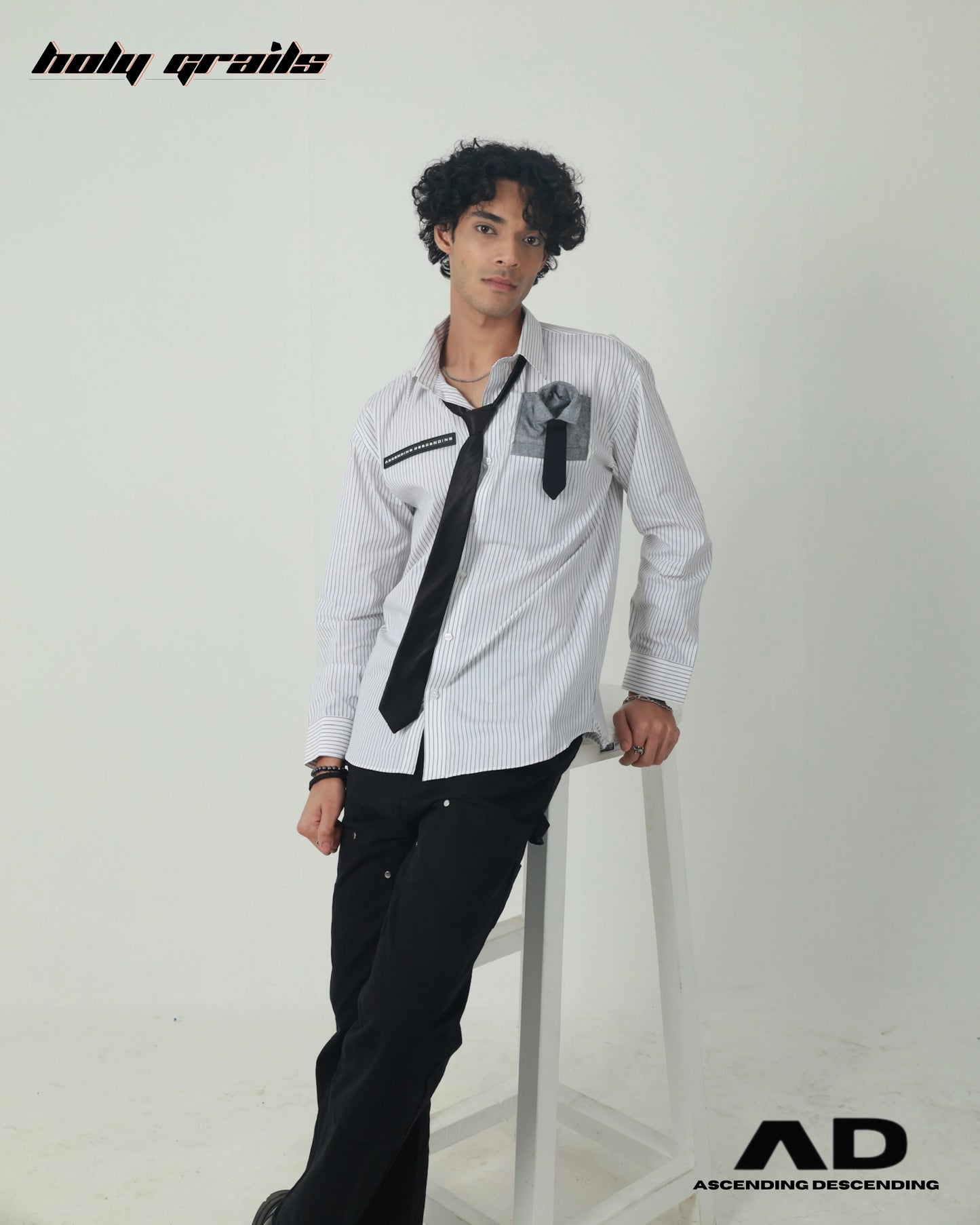 Pocket Square Striped Shirt HG x AD