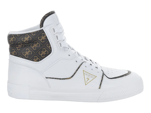 Tenis Guess Blanco y Marrón para Hombre