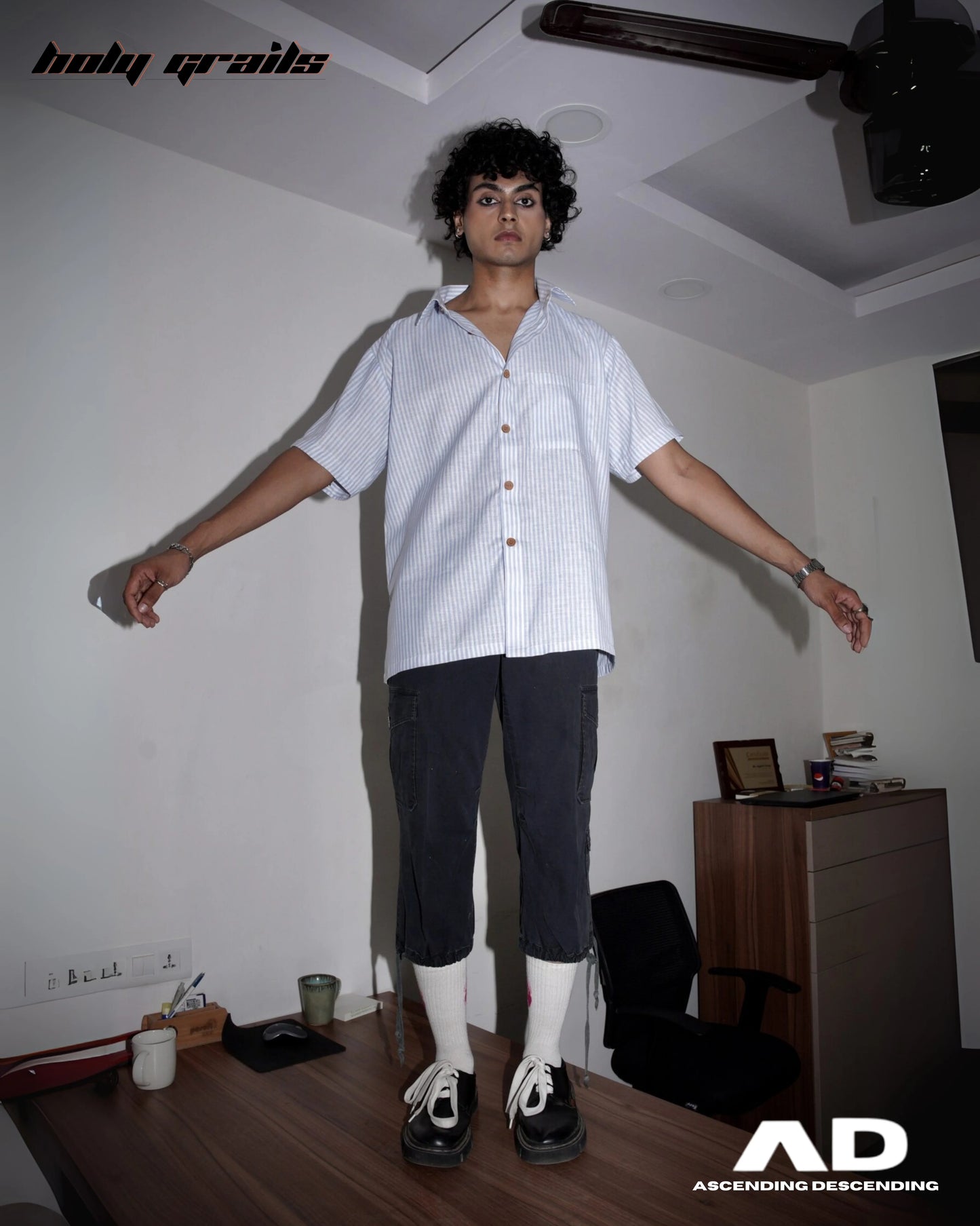 Switch Stripes Convertible Shirt HG x Ascending Descending