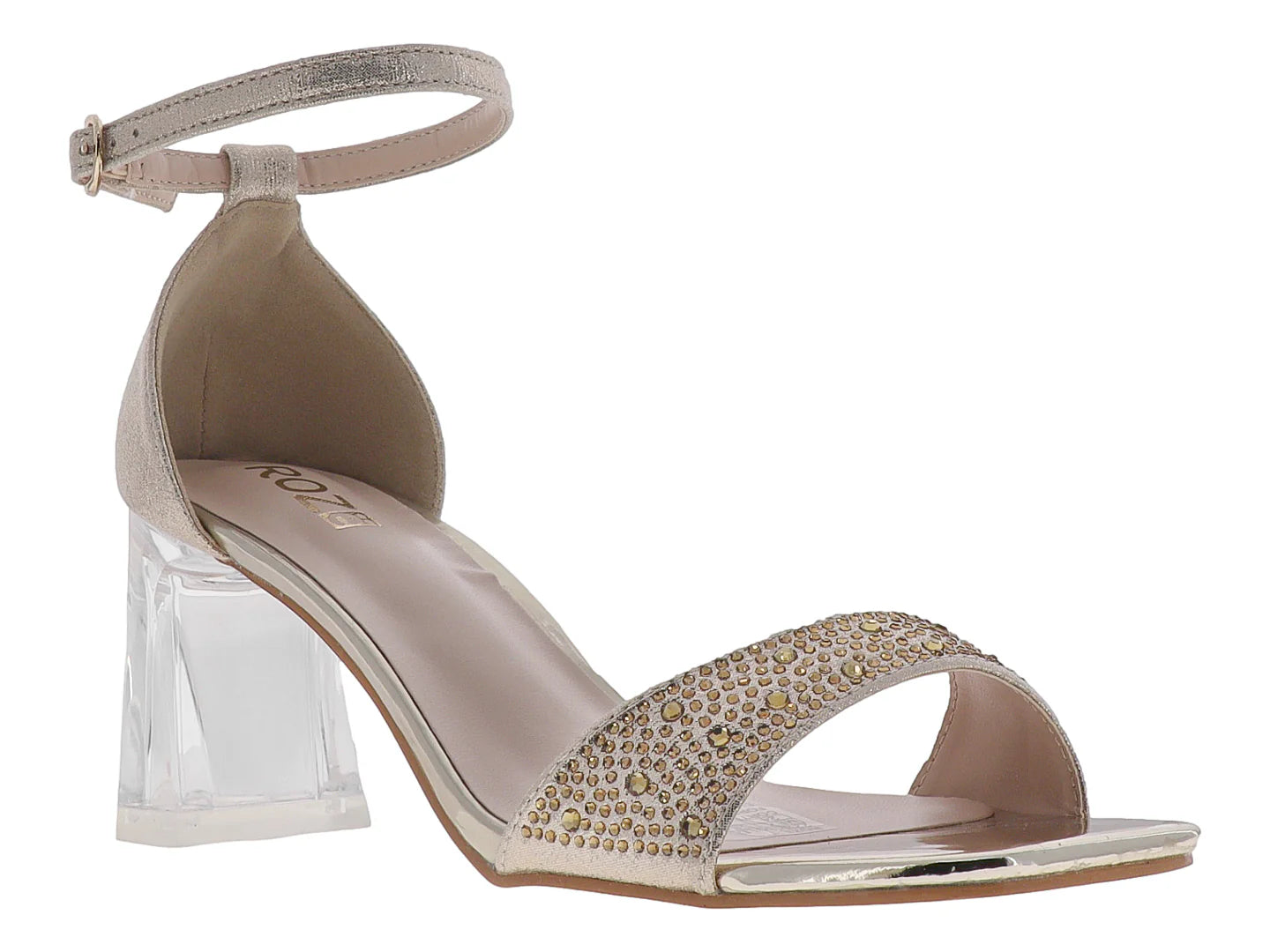 Sandalias de Tacón ROZE Dorado para Mujer