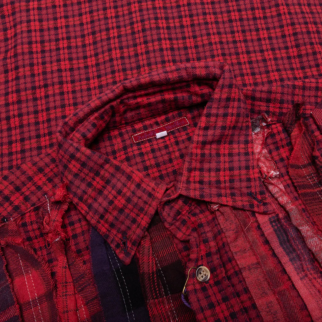 Ribbon Over Dye Flannel Shirt Assorted