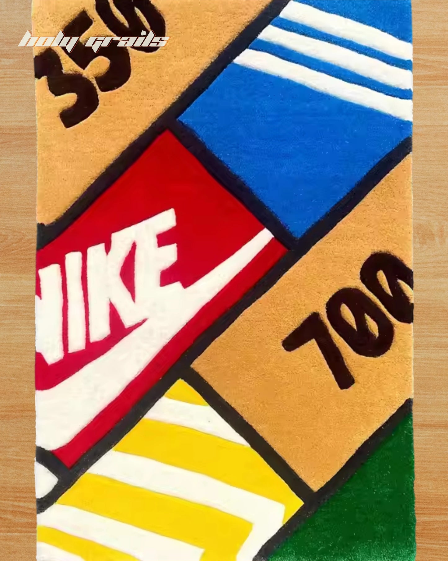 Sneaker Stack Hand Tufted Rug