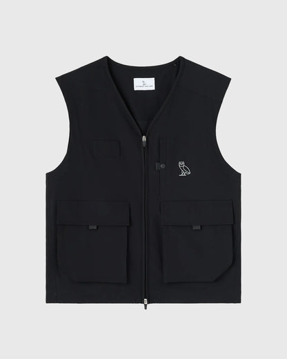 OVO Golf Stretch Nylon Vest Black