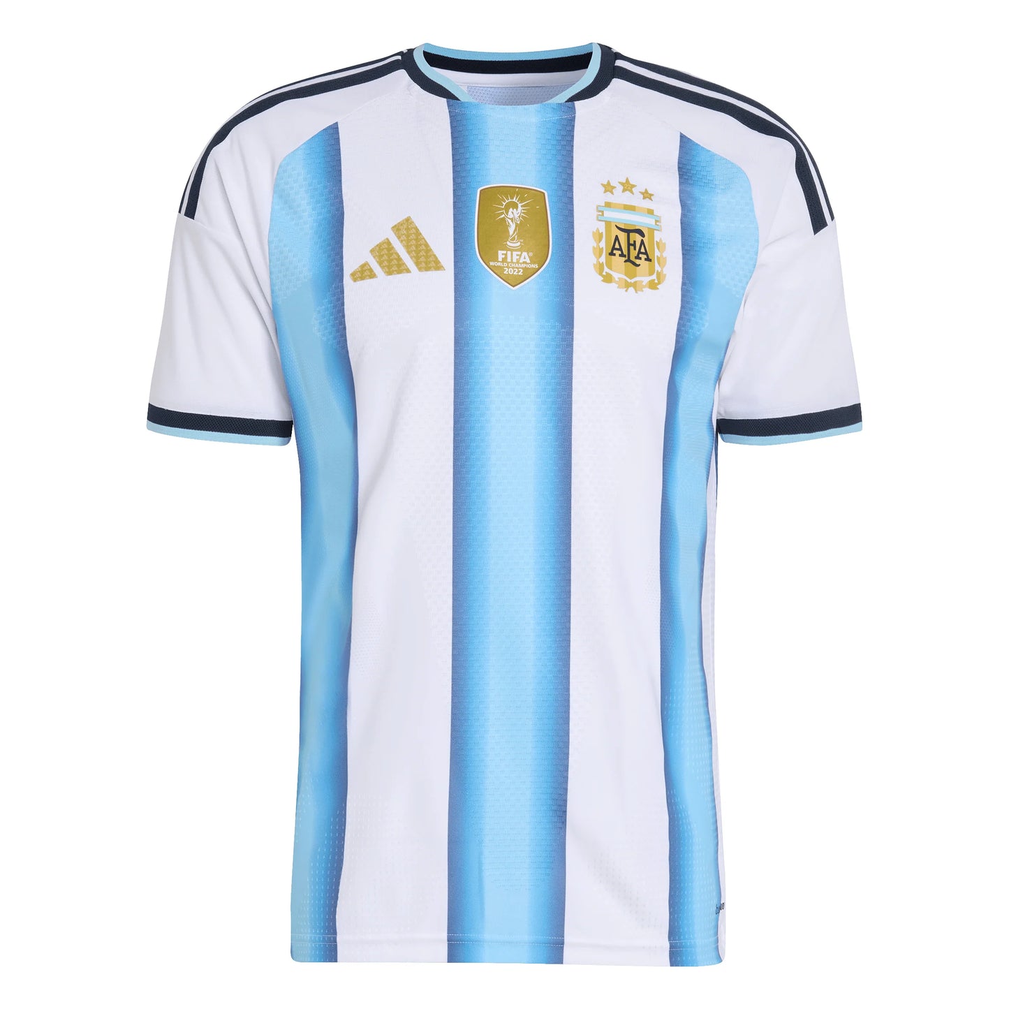 adidas Argentina Home Authentic Mens Soccer Jersey 26 White Blue