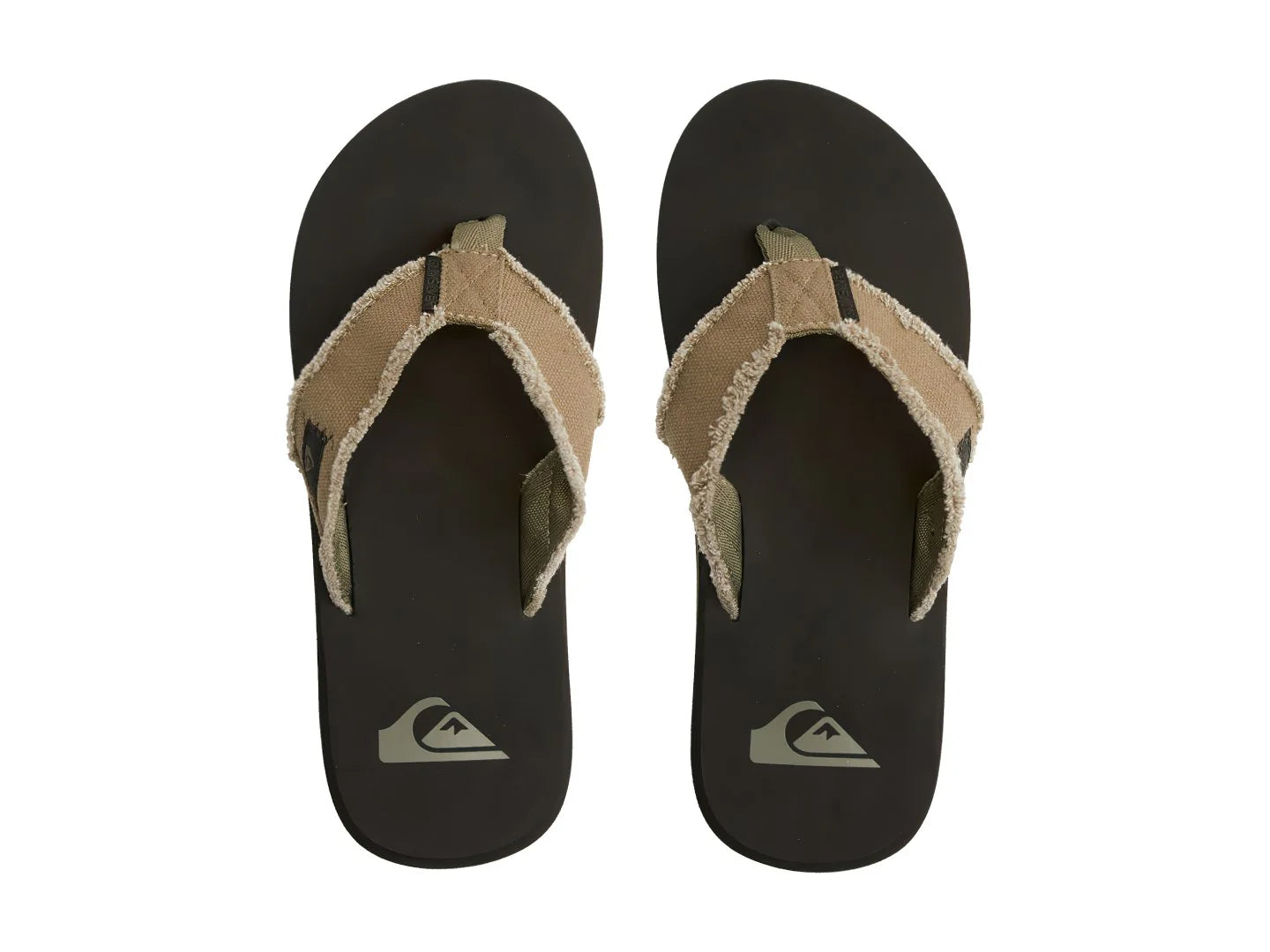 Sandalias Quiksilver Monkey Abyss Verde y Negro para Hombre