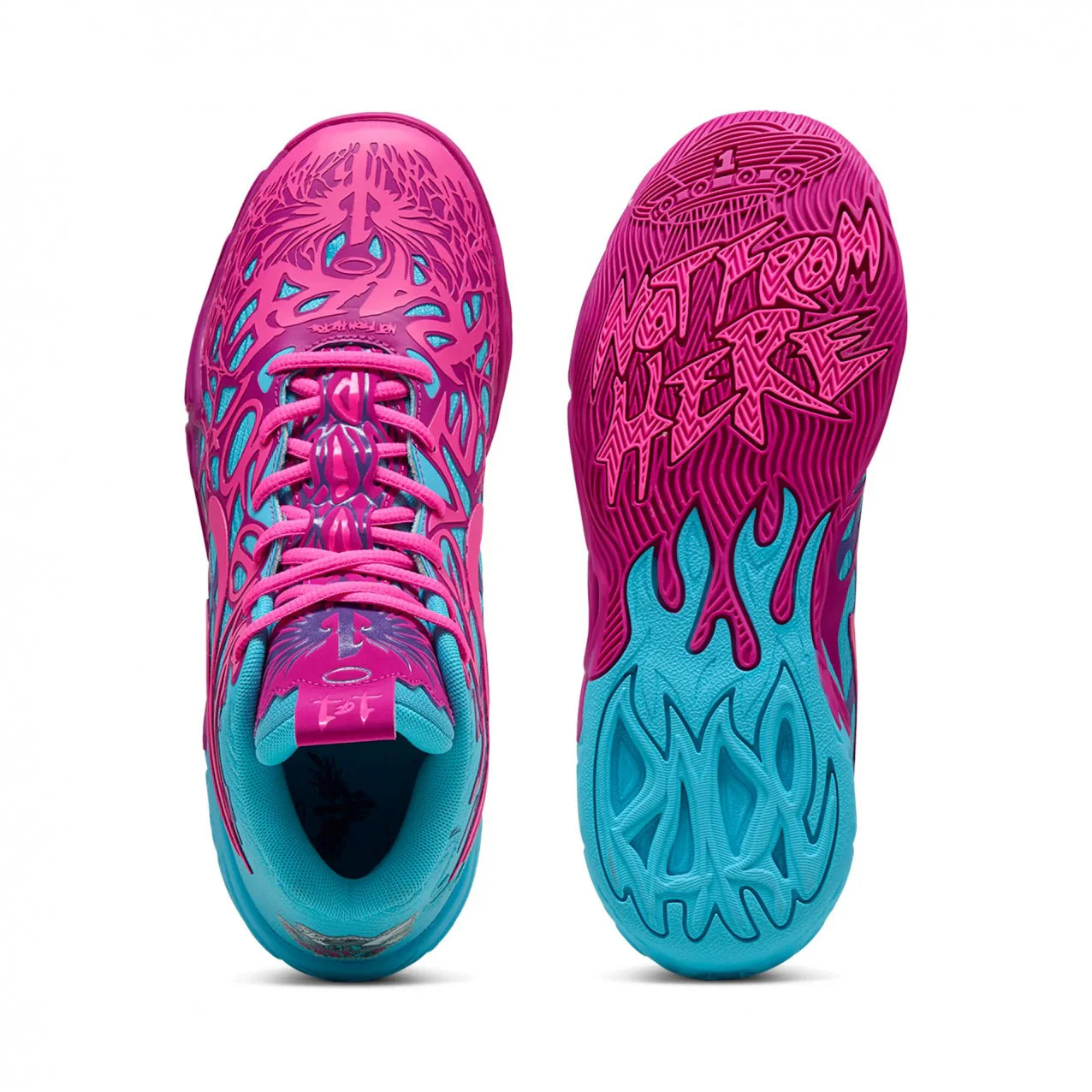 Tênis Puma LaMelo Ball MB04 Iridescent Hornets