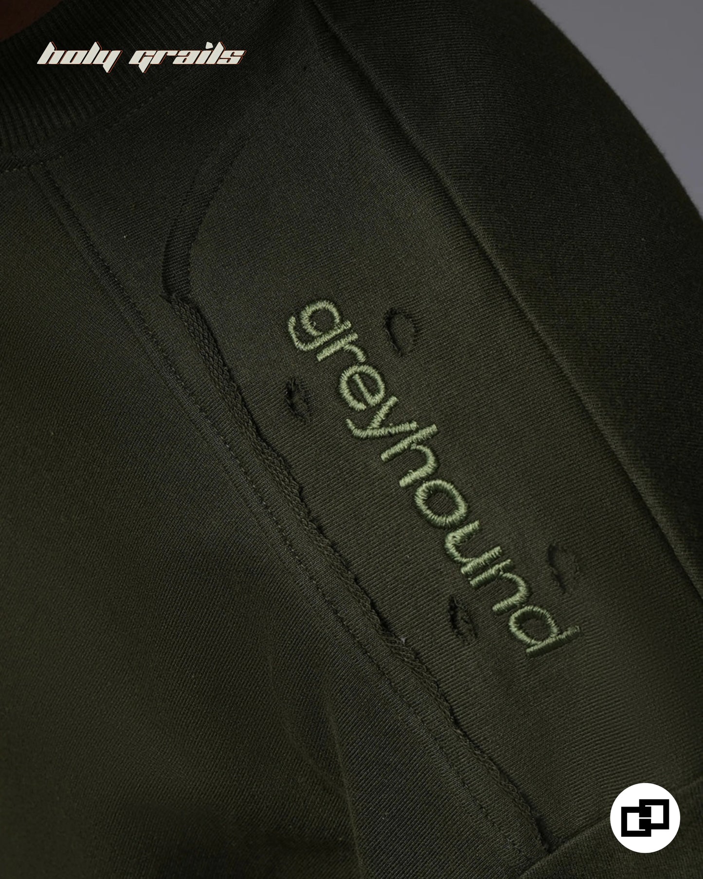 Not So Basic Military Green Oversize Tee HG x Grey Hound Clothing