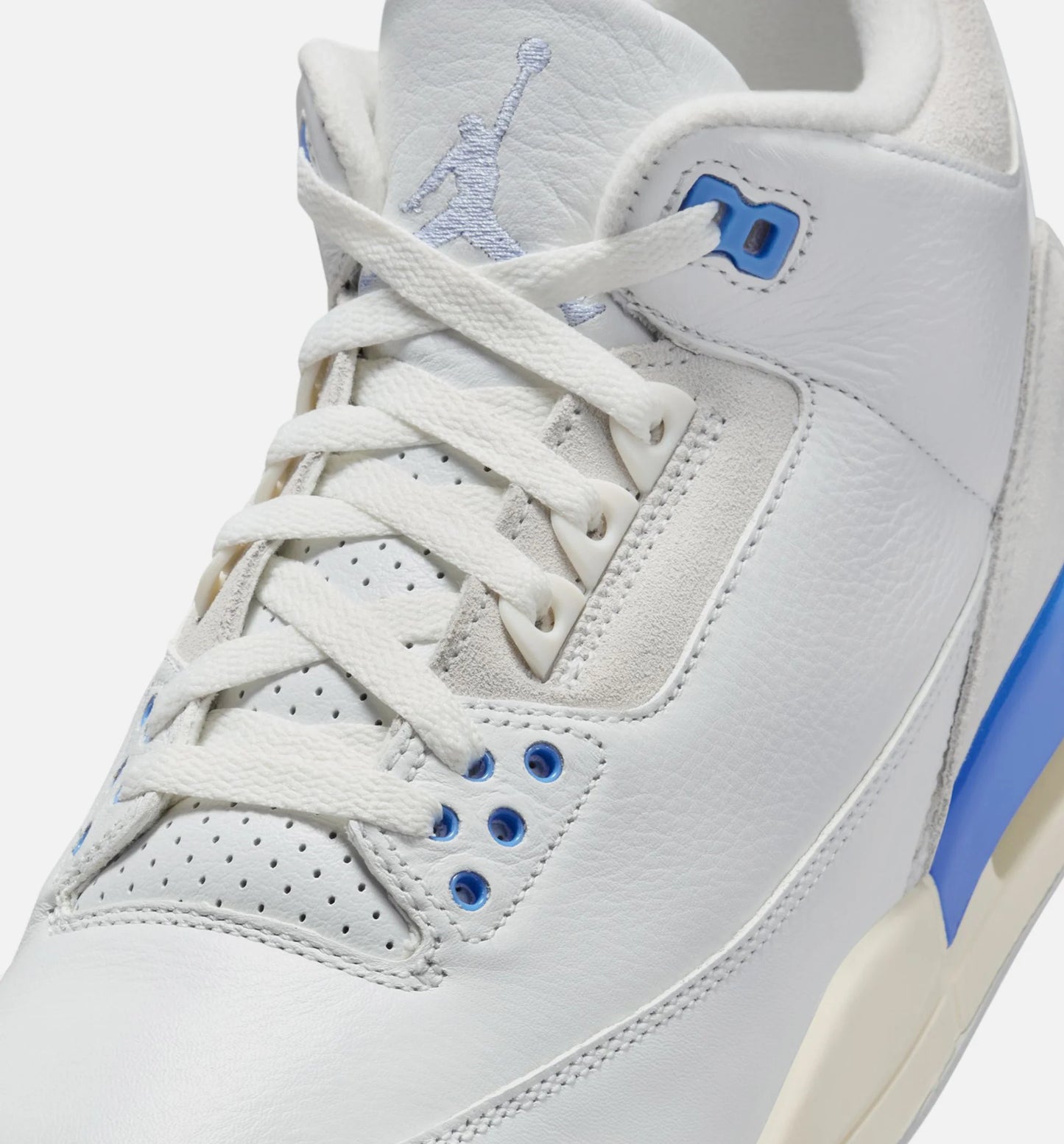 Air Jordan 3 Retro Lucky Shorts Mens Lifestyle Shoe Summit White Hydrogen Blue Legend Blue