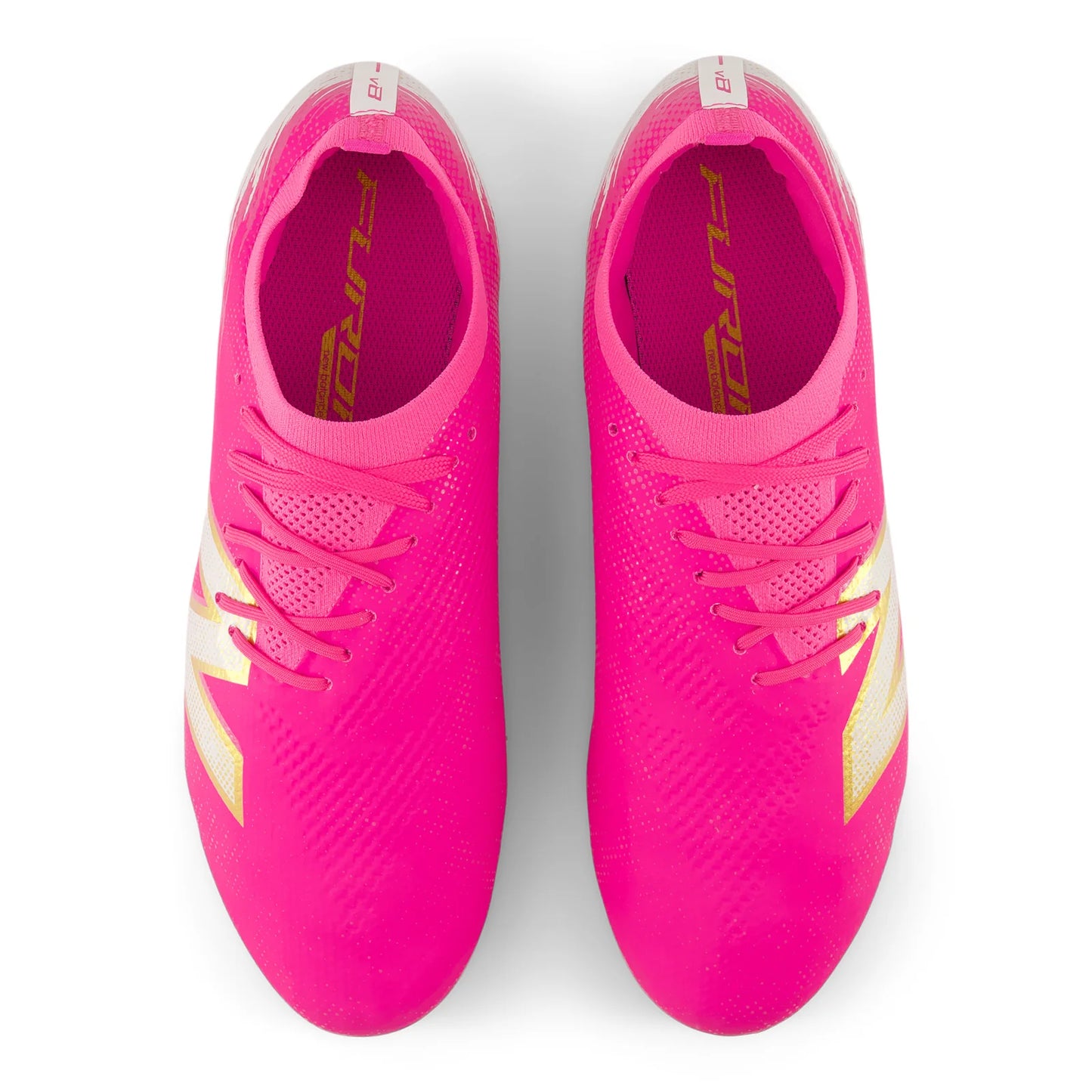 New Balance Furon Pro V8 FG Firm Ground Mens Soccer Cleats Pink Heat