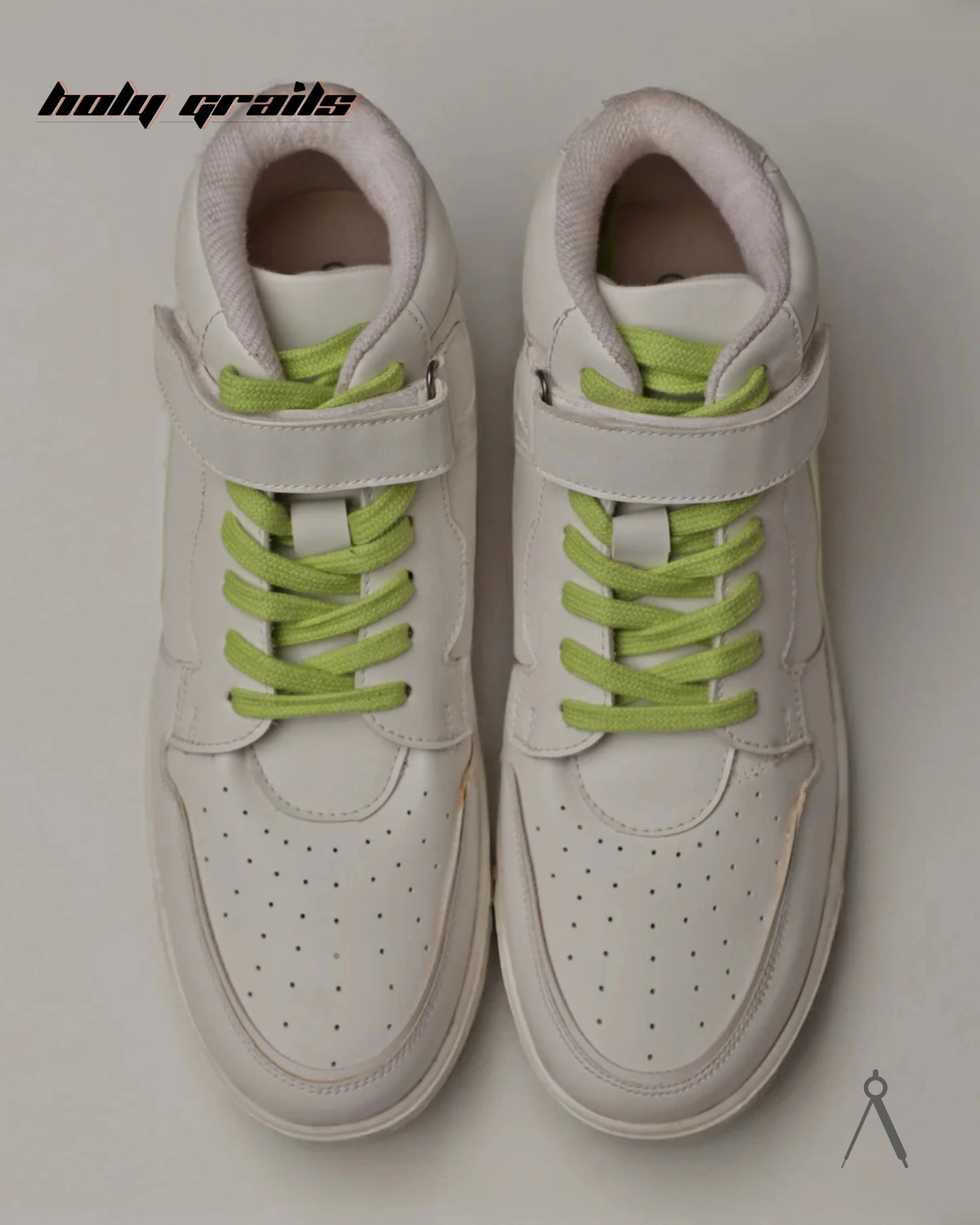 Vector White Lime Accent High Sneakers HG x Cos Tan