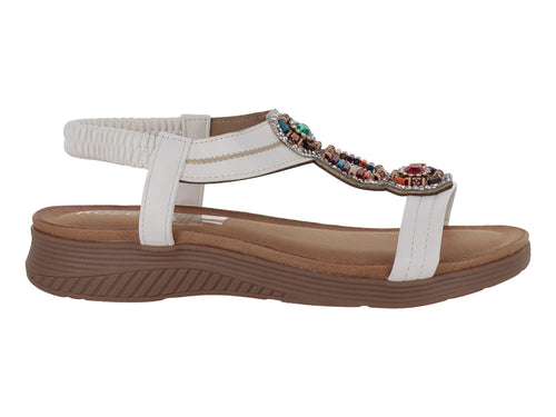 Sandalias ROZE Blancas para Mujer