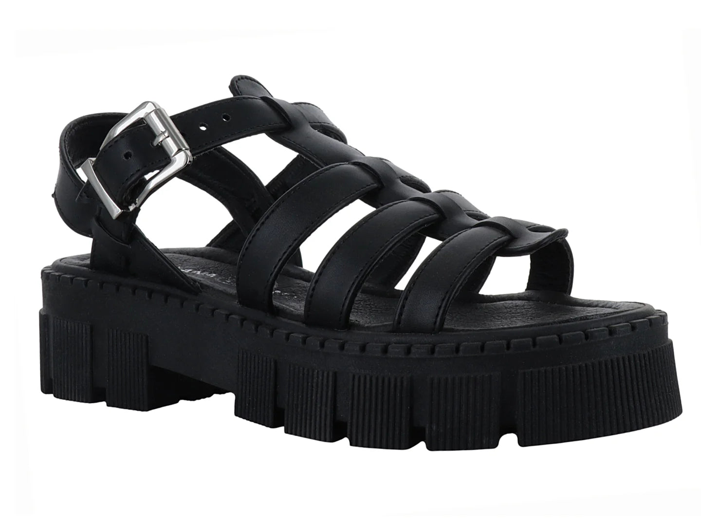 Sandalias MELIANA Plataforma Negro para Mujer