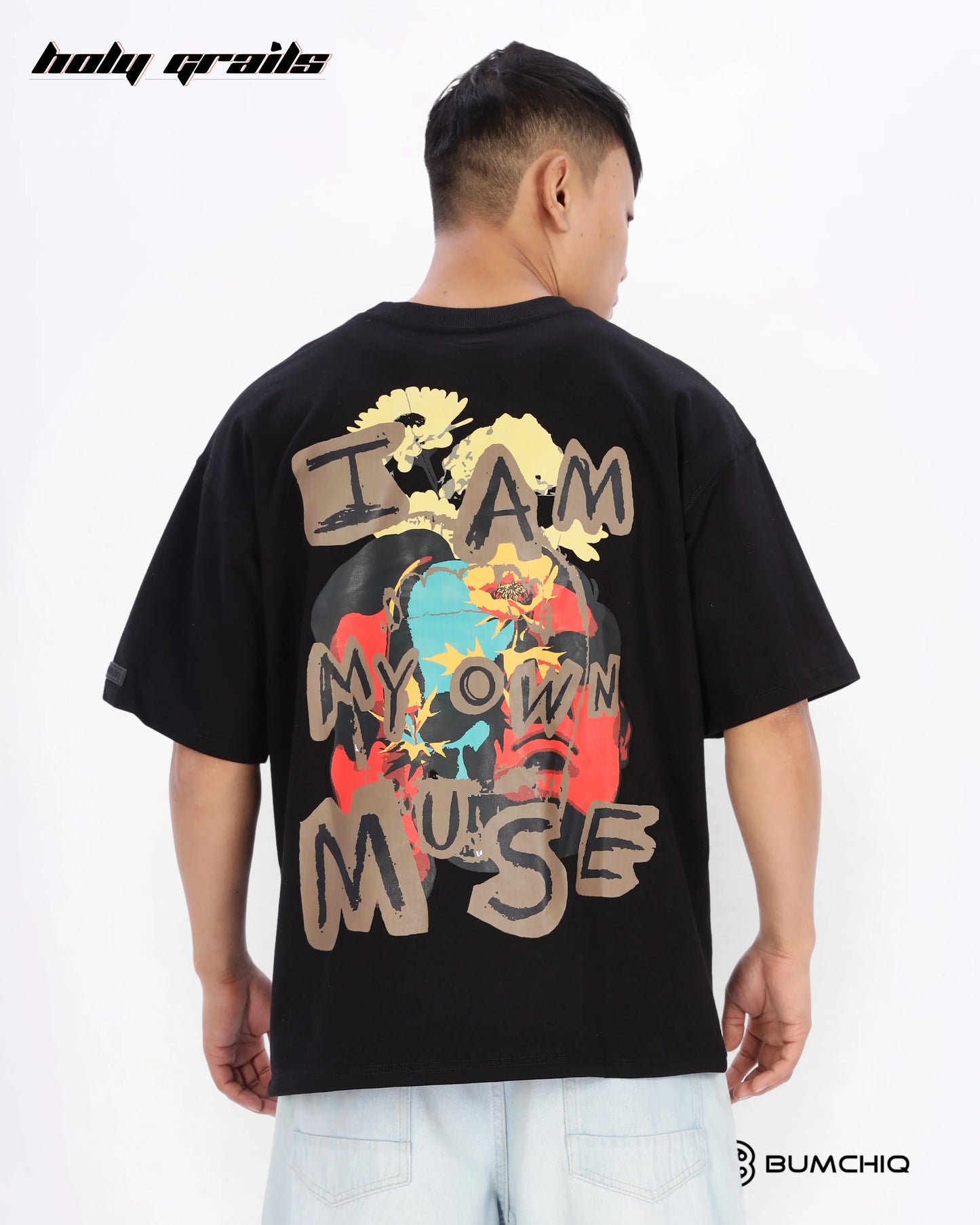 Own Muse Black Oversize Tee HG x Bumchiq