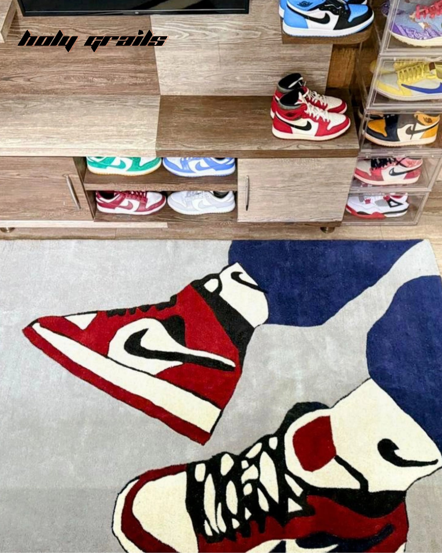 Sneakerhead Hand Tufted Rug