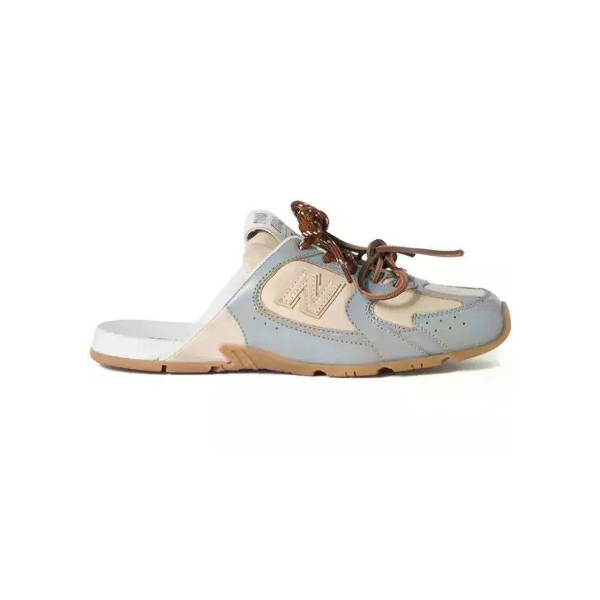 NB x Miu Miu 530 Mule Blue Off White