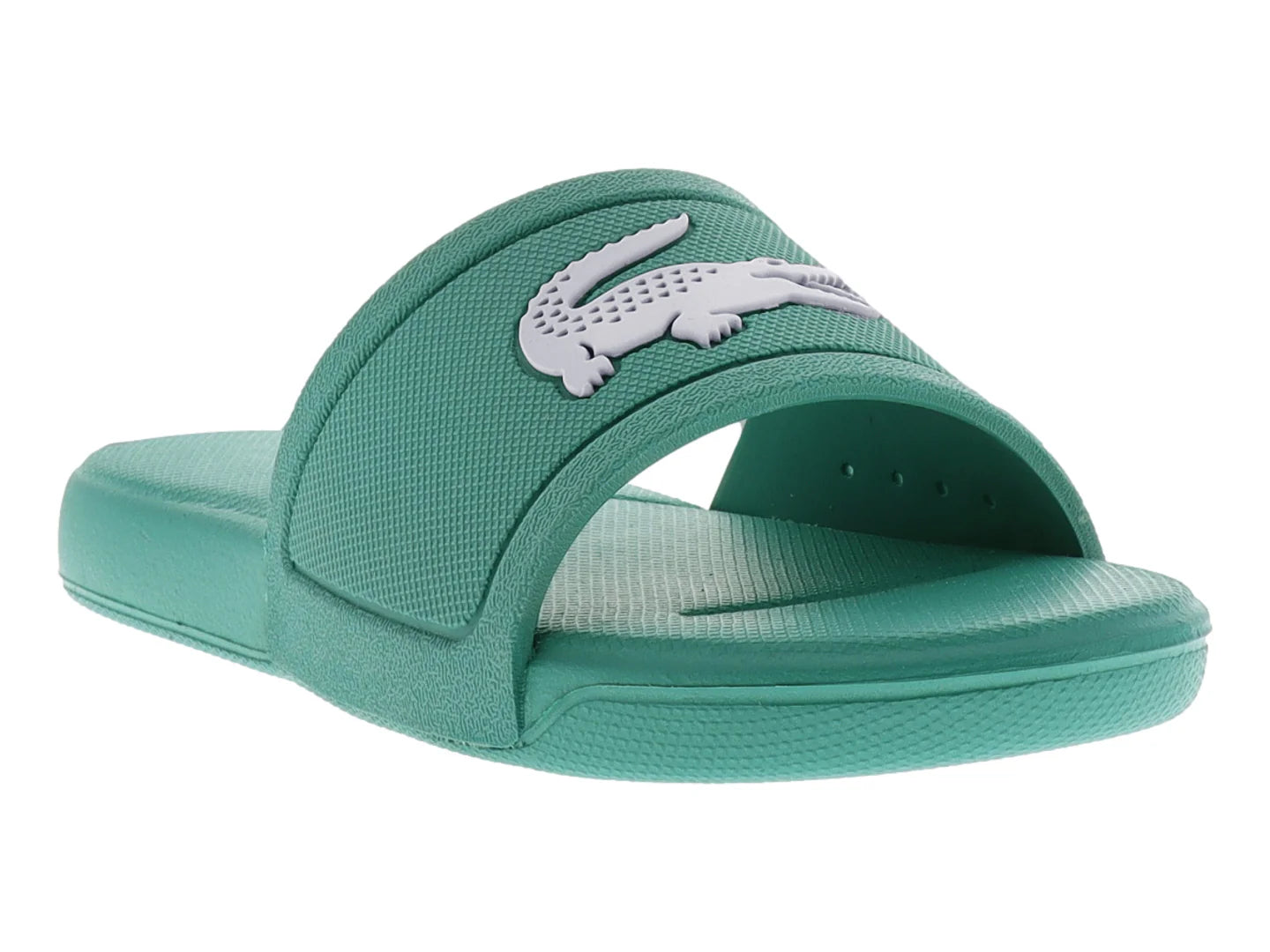 Sandalias Lacoste L30 Slide Verde y Blanco para Niño