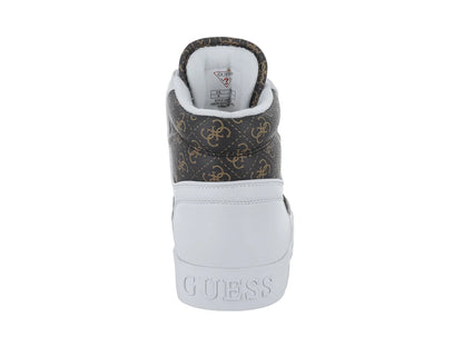Tenis Guess Blanco y Marrón para Hombre