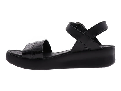 Sandalias Clinton Portofino Negro para Mujer