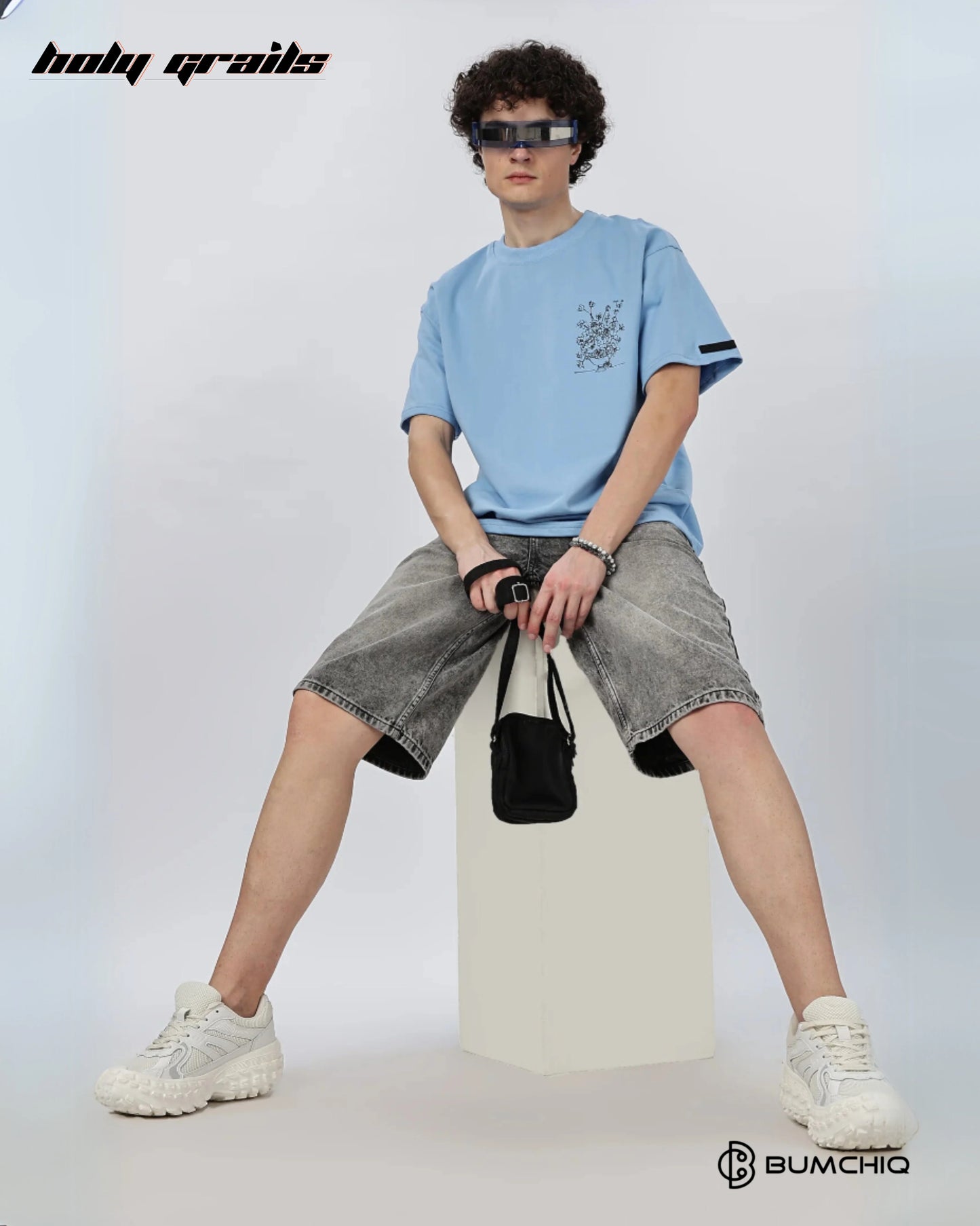 The Journey Blue Oversize Tee HG x Bumchiq