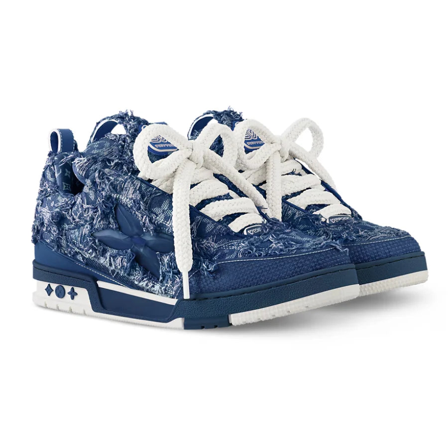 Louis Vuitton LV Skate Sneaker Blue Tapestry Denim