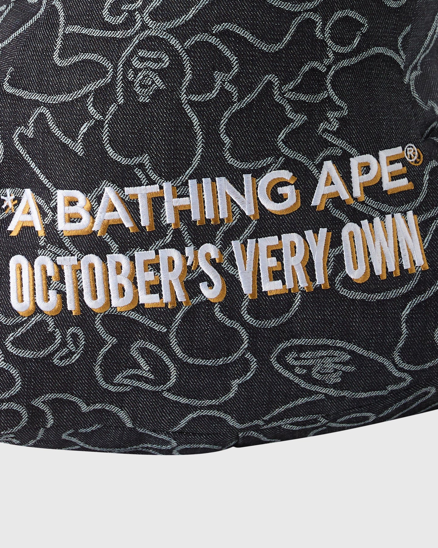 BAPE Neon 1st Camo Denim Cushion Indigo