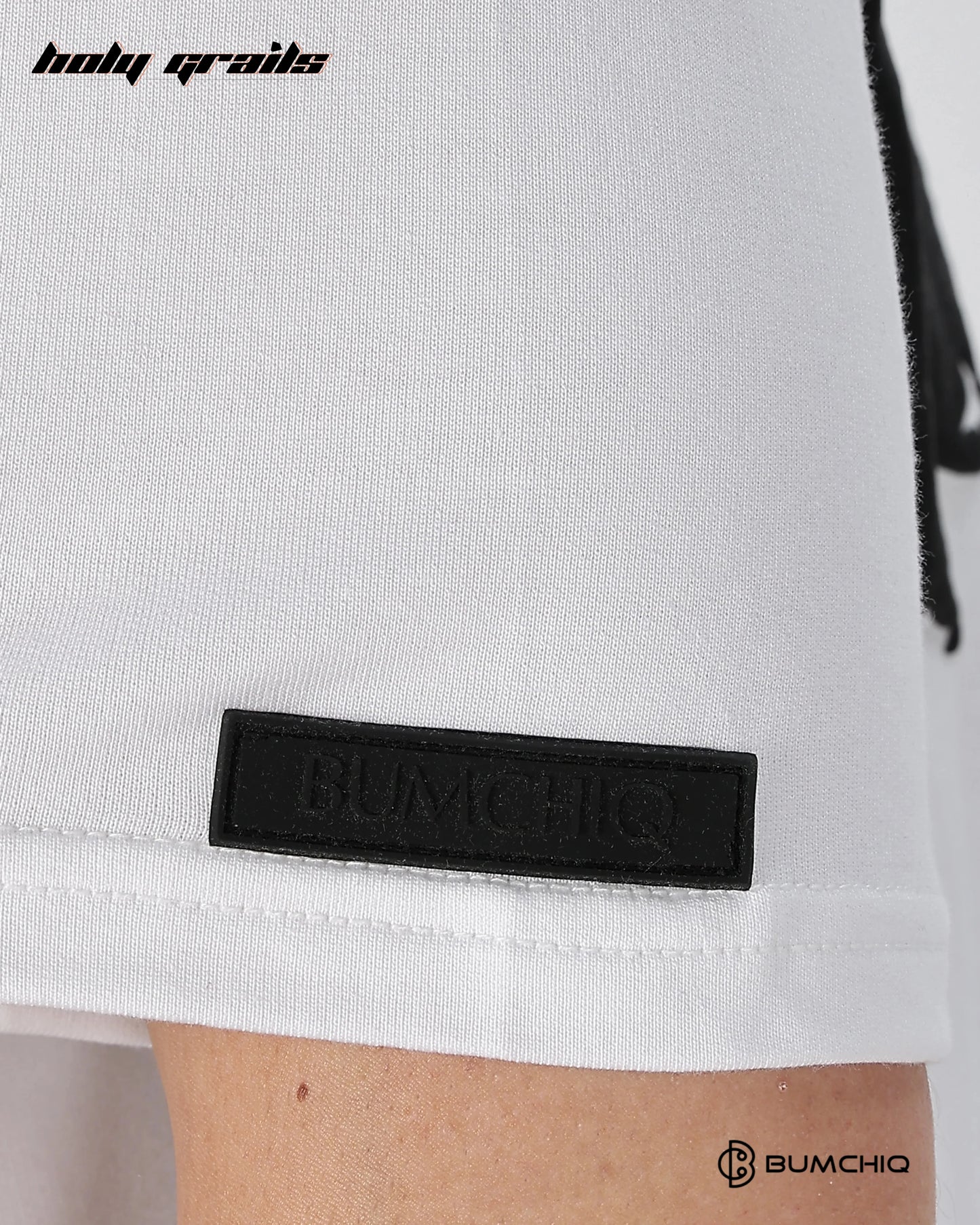 Look At Me White Oversize Tee HG x Bumchiq